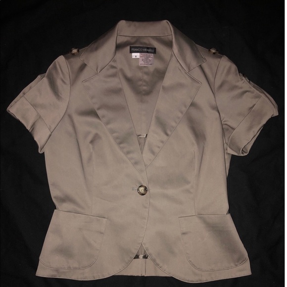 Franco Mirabelli Women’s Cotton Blazer Jacket - Picture 1 of 4